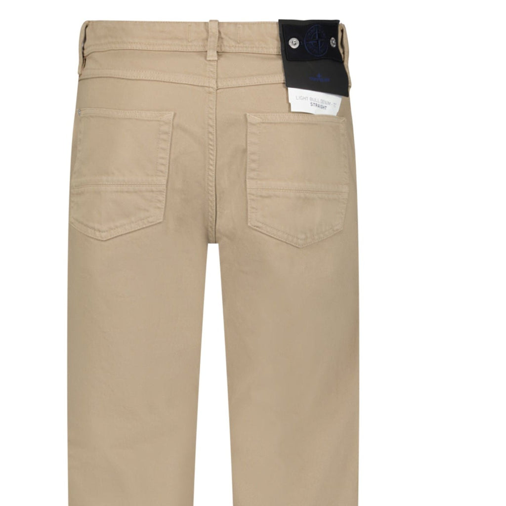 Stone Island Light Bull Denim-TC Jeans in Desert Beige