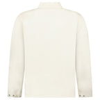 Stone Island Light Bull Denim-TC Overshirt in Ivory