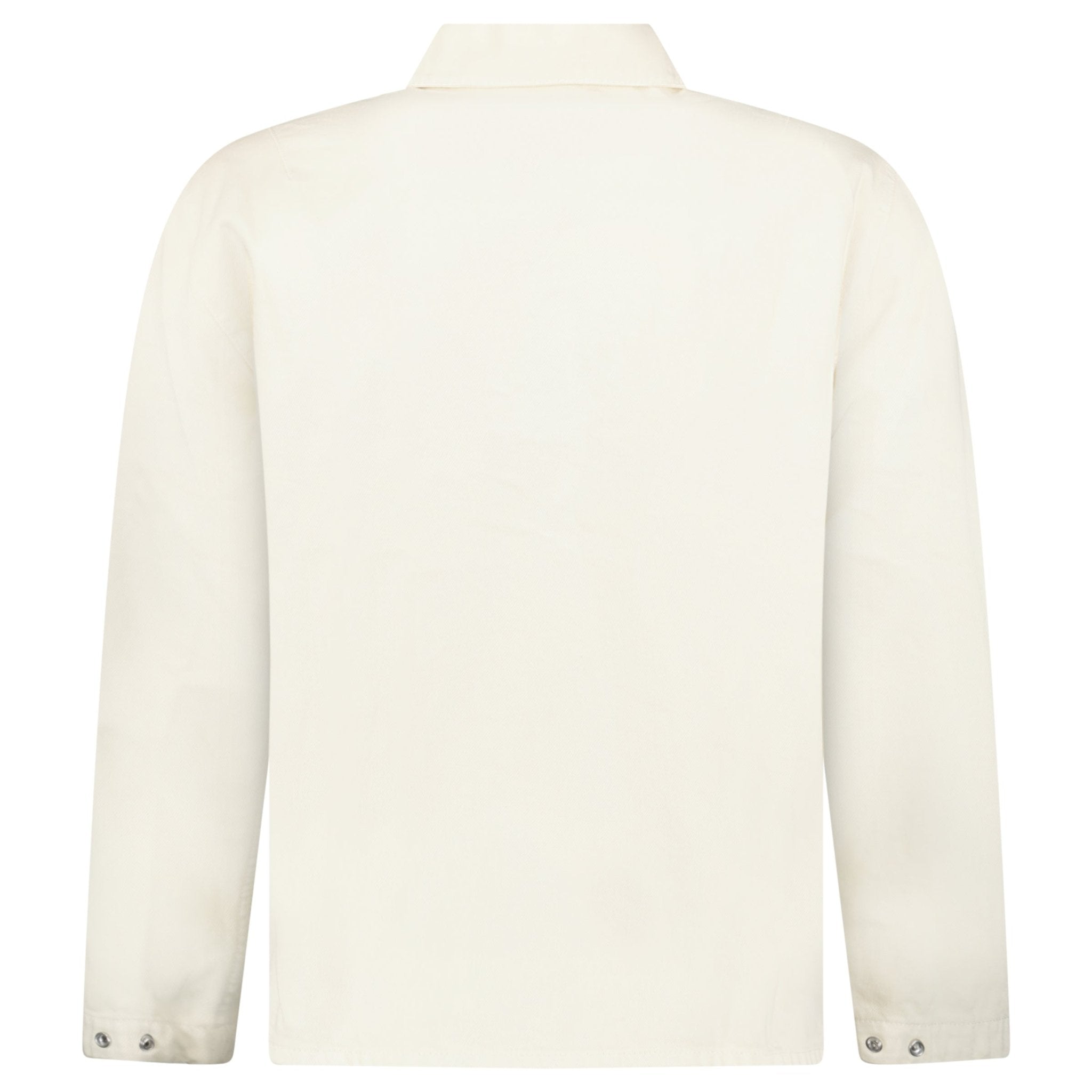 Stone Island Light Bull Denim-TC Overshirt in Ivory