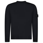 Stone Island Light Pure RWS Wool Ghost Jumper in Black