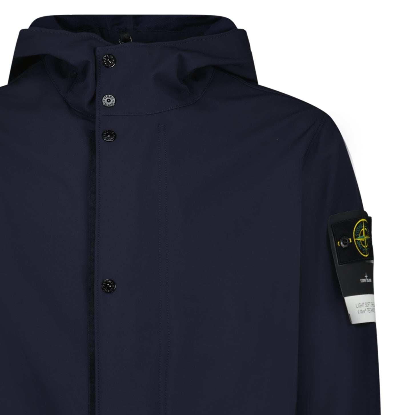 Stone Island Light Soft Shell-R e.dye Jacket in Navy