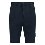 Stone Island Lino Nylon Tela-Tc Bermuda Comfort Shorts Navy