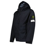 Stone Island Membrana 3L TC Hooded Jacket in Navy