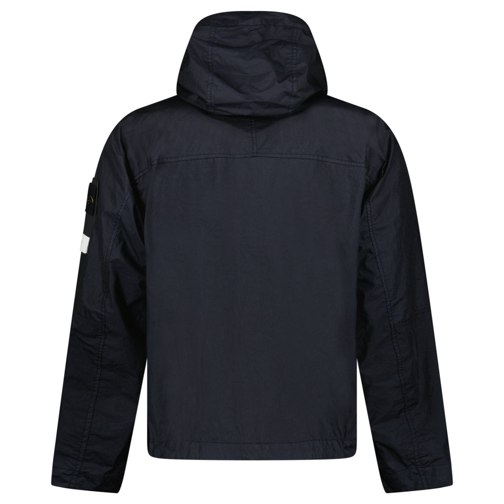 Stone Island Membrana 3L TC Hooded Jacket in Navy