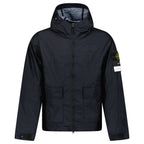 Stone Island Membrana 3L TC Hooded Jacket in Navy