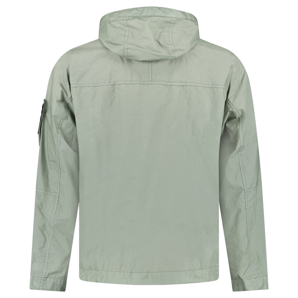 Stone Island Membrana 3L TC Hooded Jacket in Sage Green