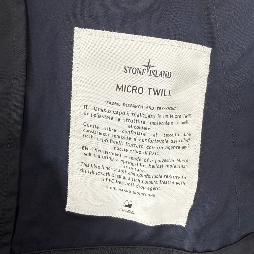 Stone Island Micro Twill Jacket in Navy