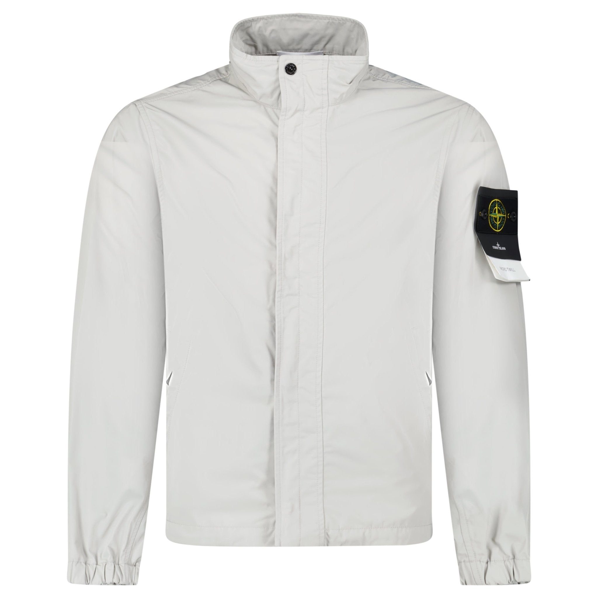 Stone Island Micro Twill Jacket in Pearl Grey