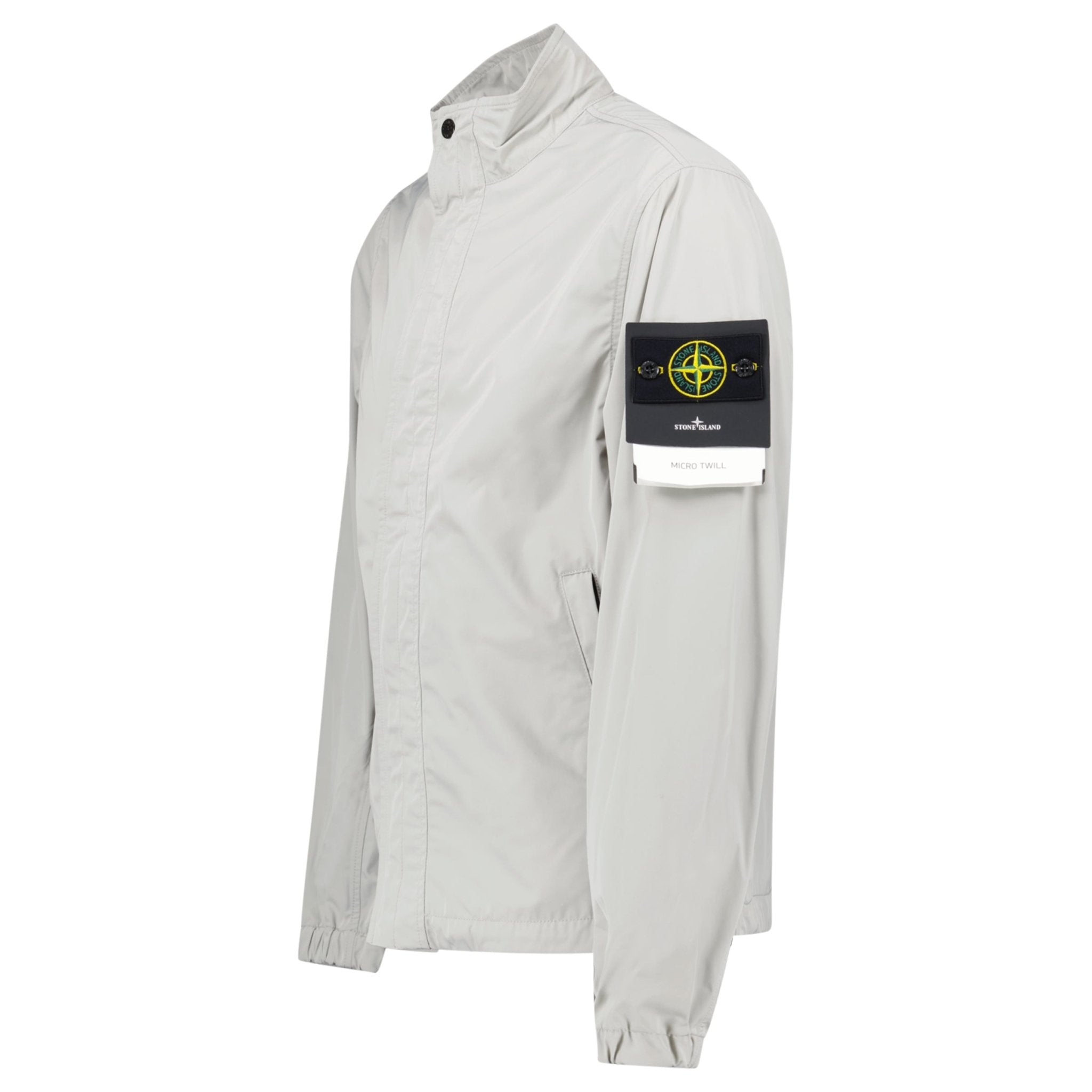 Stone Island Micro Twill Jacket in Pearl Grey