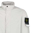 Stone Island Micro Twill Jacket in Pearl Grey
