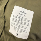 Stone Island Micro Twill Stand Collar Jacket in Military Green