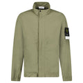 Stone Island Micro Twill Stand Collar Jacket in Military Green