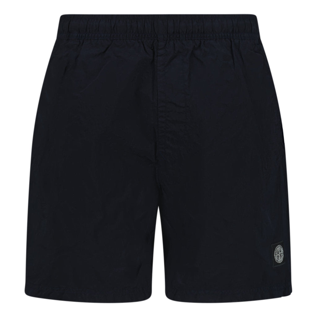 Stone Island Compass Chrome Swim Shorts Navy