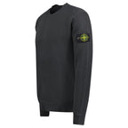 Stone Island Old Effect Crewneck Sweatshirt Black