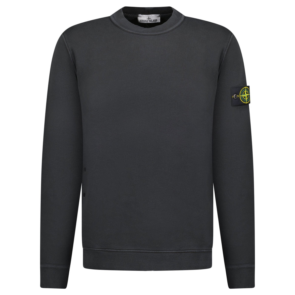 Stone Island Old Effect Crewneck Sweatshirt Black