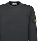 Stone Island Old Effect Crewneck Sweatshirt Black