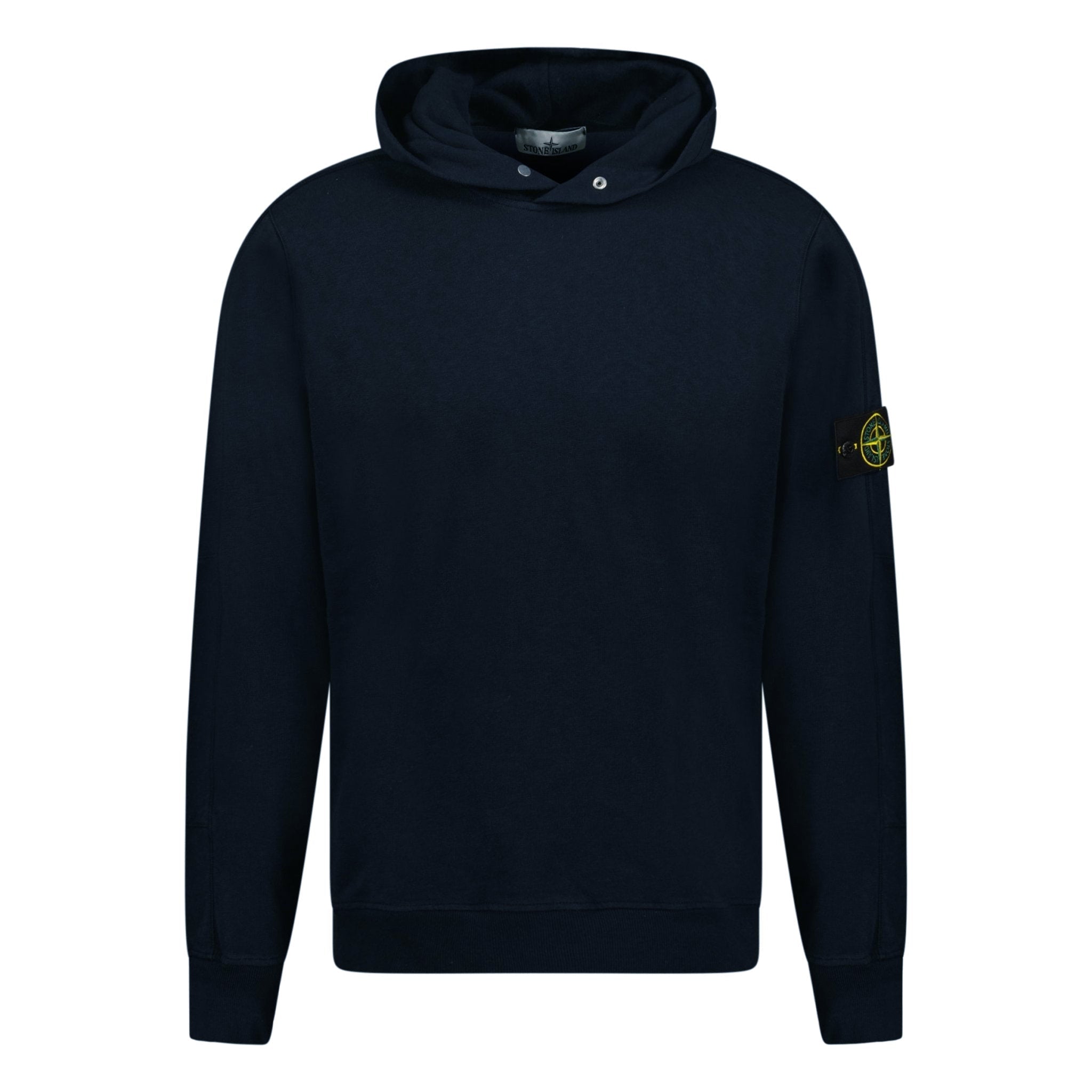 Stone Island ‘Old’ Treatment Hooded Sweatshirt Navy