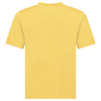 Stone Island Organic Cotton Jersey 'FISSATO' Effect T-Shirt in Mustard