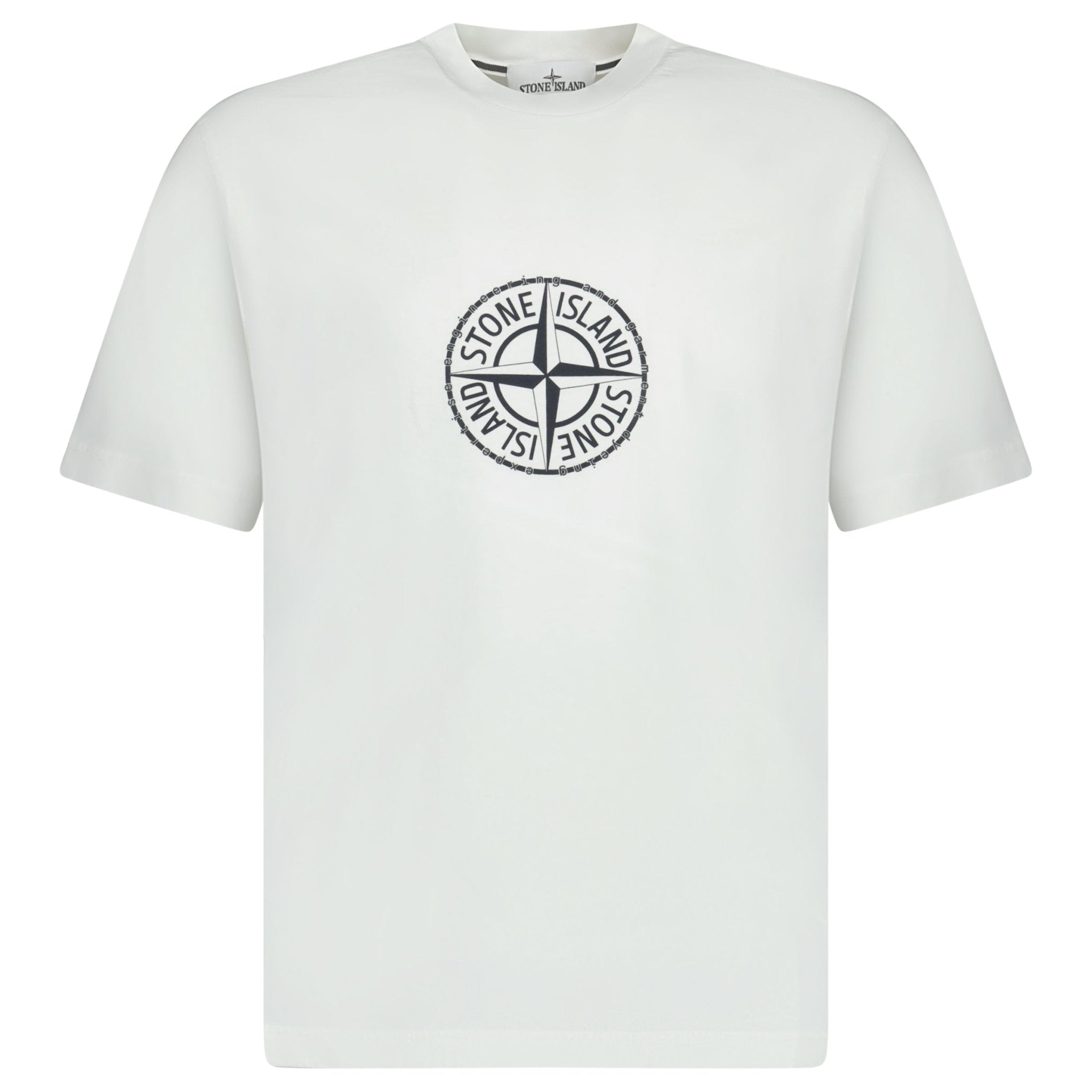 Stone Island Organic Cotton Jersey T-Shirt in White