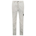 Stone Island Organic Cotton Stretch Broken Twill Old-Effect Pants in Grey
