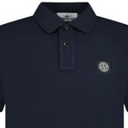 Stone Island Patch Polo T-Shirt Slim Fit Navy