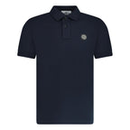 Stone Island Patch Polo T-Shirt Slim Fit Navy