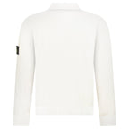 Stone Island Quarter Zip Knit Jumper in Ivory