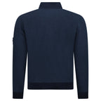 Stone Island Quarter Zip Knit Jumper in Navy