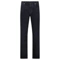 Stone Island Rinsed Buttoned Denim Slim Jeans in Black