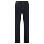 Stone Island Rinsed Buttoned Denim Slim Jeans in Black