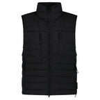 Stone Island Seamless Tunnel Nylon Down-TC Vest in Black
