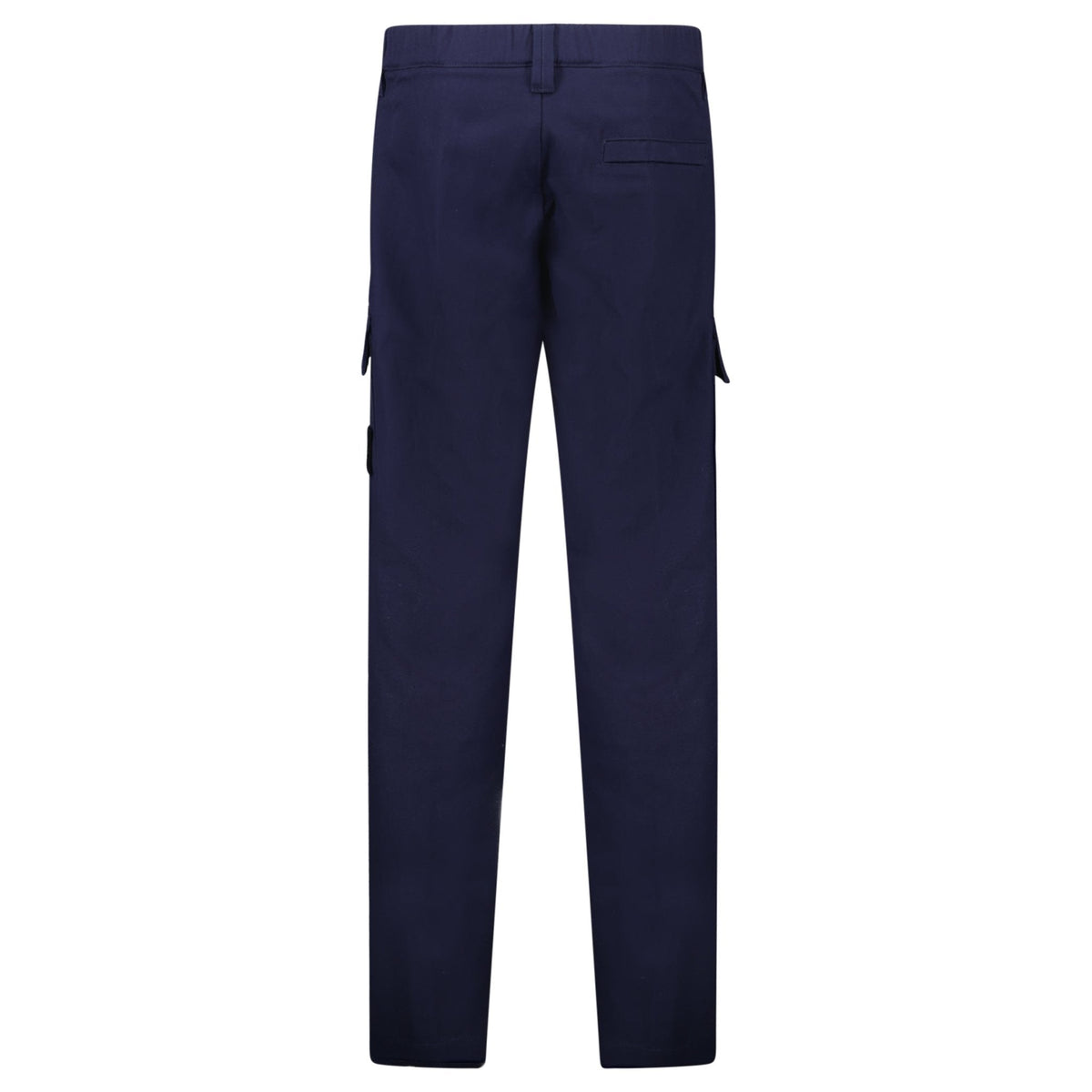 Stone Island Anama Cotton Cargo Trousers in Navy