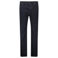 Stone Island Blue Rinsed Buttoned Indigo Denim Jeans Black