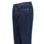 Stone Island Blue Rinsed Buttoned Indigo Denim Jeans Blue