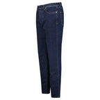 Stone Island Blue Rinsed Buttoned Indigo Denim Jeans Blue