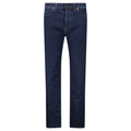 Stone Island Blue Rinsed Buttoned Indigo Denim Jeans Blue