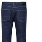 Stone Island Blue Rinsed Buttoned Indigo Denim Jeans Blue