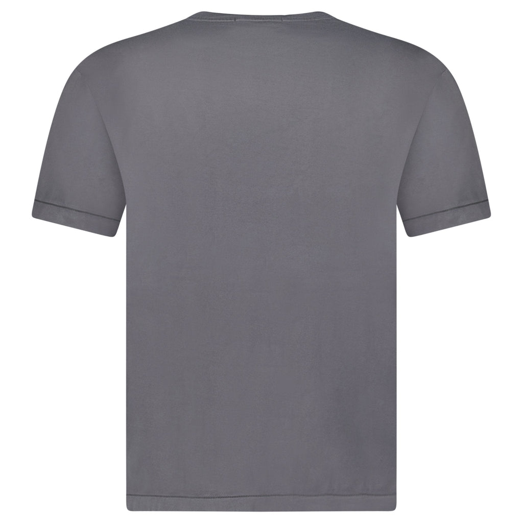 Stone Island Compass Logo Short-Sleeve T-Shirt Lead Grey
