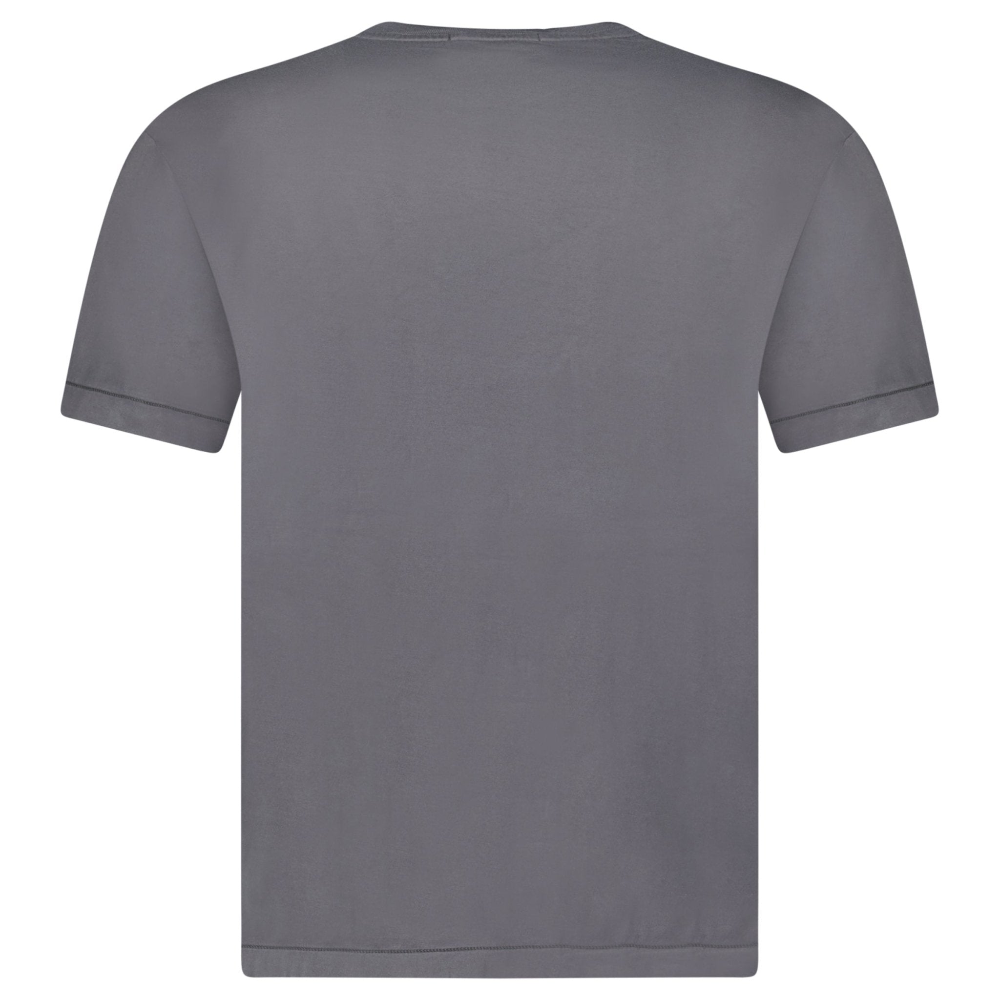 Stone Island Compass Logo Short-Sleeve T-Shirt Lead Grey