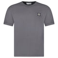 Stone Island Compass Logo Short-Sleeve T-Shirt Lead Grey