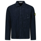 Stone Island Corduroy 500 TC Overshirt in Navy Blue