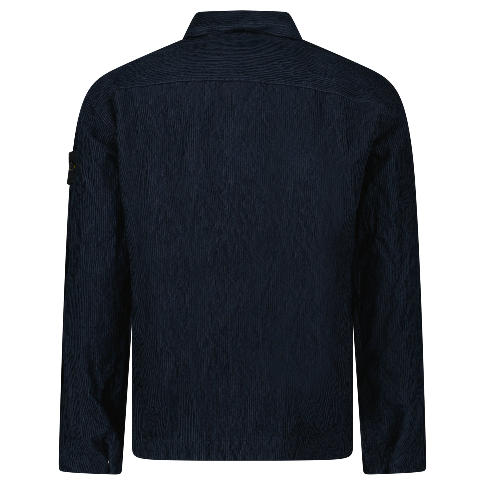Stone Island Corduroy 500 TC Overshirt in Navy Blue