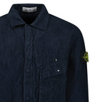 Stone Island Corduroy 500 TC Overshirt in Navy Blue