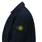 Stone Island Corduroy 500 TC Overshirt in Navy Blue