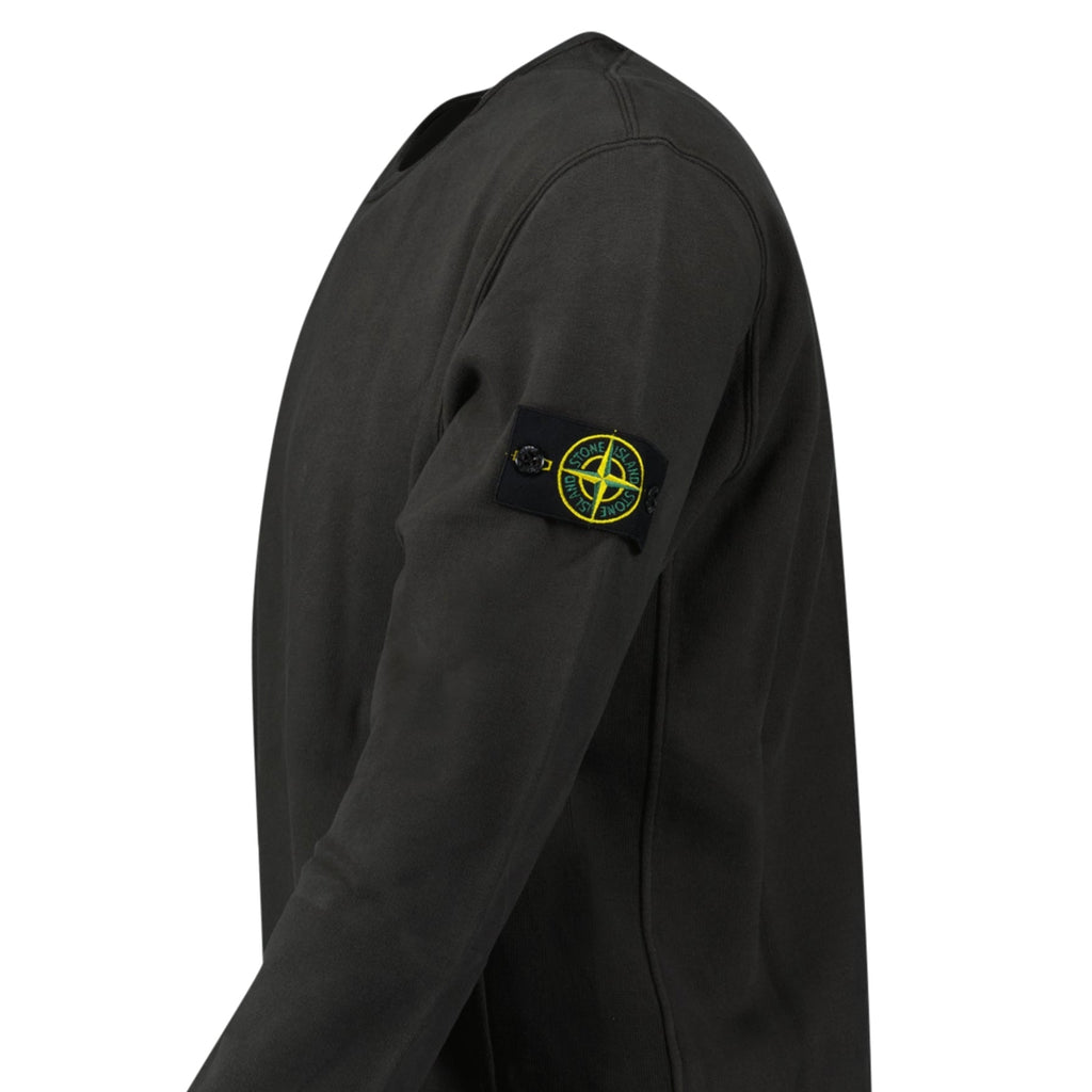 Stone Island Crewneck Sweatshirt in Lead Grey