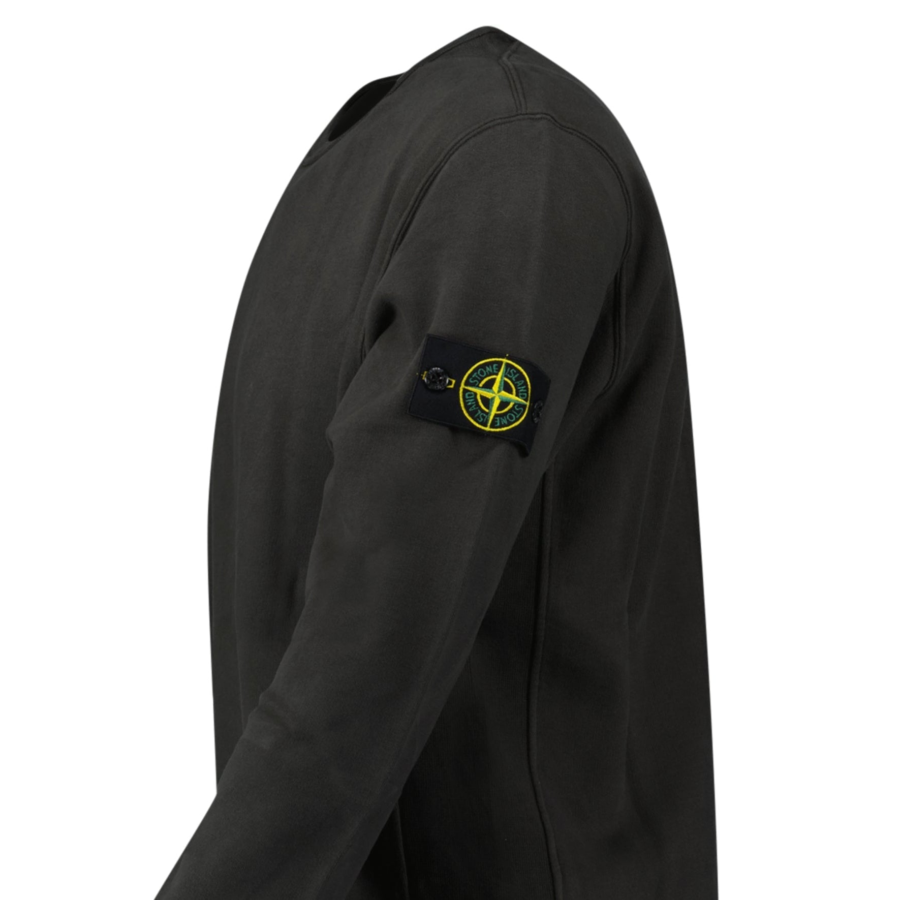 Stone Island Crewneck Sweatshirt in Lead Grey