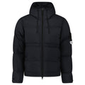 Stone Island Down Matte Ripstop Cordura® Advanced Fabric Parka in Black