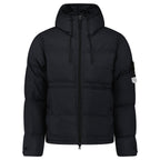 Stone Island Down Matte Ripstop Cordura® Advanced Fabric Parka in Black