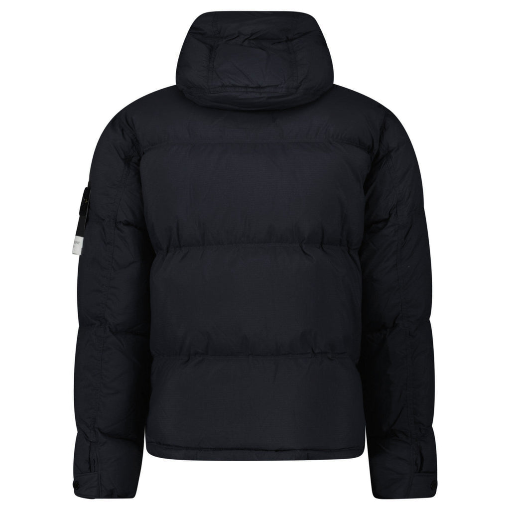 Stone Island Down Matte Ripstop Cordura® Advanced Fabric Parka in Black