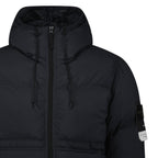 Stone Island Down Matte Ripstop Cordura® Advanced Fabric Parka in Black